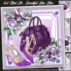 8x8 Beautiful Lilac Bliss