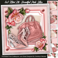8x8 Beautiful Pink Bliss
