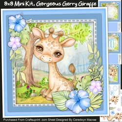 8x8 Mini Kit, Gorgeious Gerry Giraffe