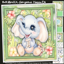 8x8 Mini Kit, Gorgeous Happy Elli