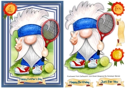 cup1159588_1398 - A5,, Gorgeous Tennis Gnome
