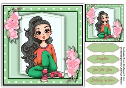 7x7 Beautiful Sitting Girl 4
