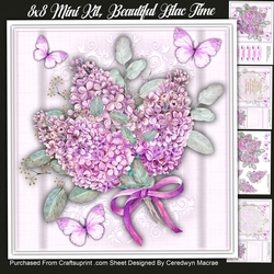 8x8 Mini Kit, Beautiful Lilac Time