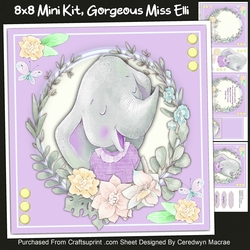 8x8 Mini Kit, Gorgeous Miss Elli