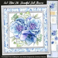 8x8 Mini Kit, Beautiful Bell Flowers