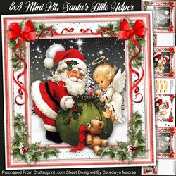 8x8 Mini Kit Santas Little Helper