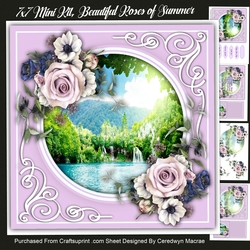 7X7 Mini Kit Beautiful Roses of Summer