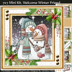 7x Mini KIt, Welcome Winter Friend
