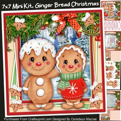 7x7 Ginger Bread Christmas