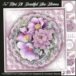 7x7 Mini Kit , Beautiful Lilac Blooms