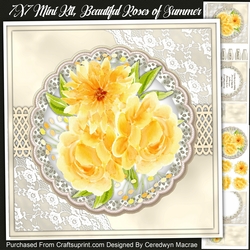7x7 Mini Kit, Beautiful Roses of Summer