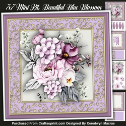 7x7 Mini Kit, Beautiful Llac Blossom 
