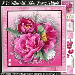 8x8 Mini Kit, Lilac Peony Delight