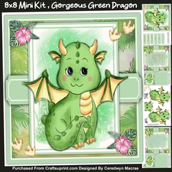 8x8 Mini Kit, Gorgeous Green Dragon