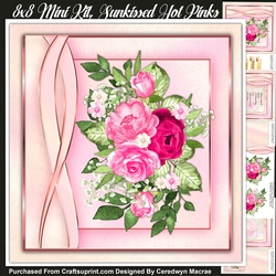 8x8 Mini Kit, Sunkissed Hot Pinks