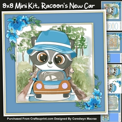 8x8 Mini Kit, Racoons New Car