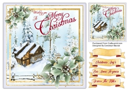 8x8 The Christmas Cabin 