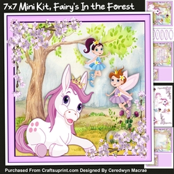 7x7 Mini Kit, Fairys In the Forest 