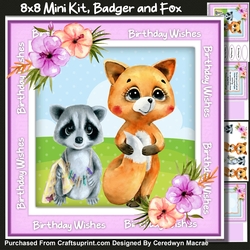 8x8 Mini Kit, Badger and Fox