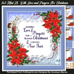 8x8 Mini Kit, With Love and Prayers For Christmas
