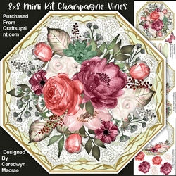 8x8 Mini Kit Octagon Champagne Vines