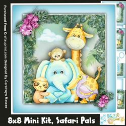 8x8 Mini Kit ,Safari Pals