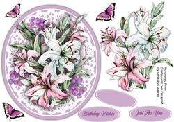 Beautiful Lillys  on Lace