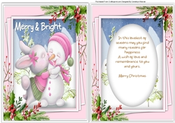 A5, Merry and Bright with Insert verse