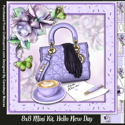 8x8 Mini Kit, Hello New Day , Lilac