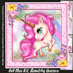 8x8 Mini Kit, Beautiful Unicorn