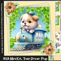 8x8 Mini Kit, Train Driver Pup