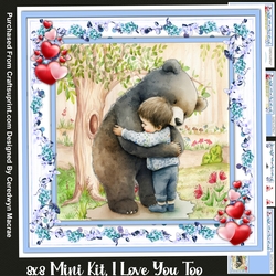 8x8 Mini Kit I love You Too