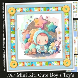 7x7 Mini Kit, Cute Boys Toys 