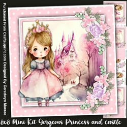 8x8 Mini Kit, Gorgeous Princess and Castle