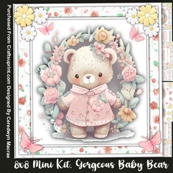 8x8 Mini Kit, Gorgeous Baby Bear