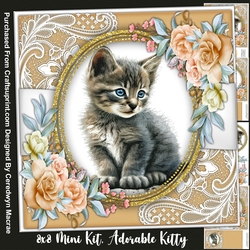 8x8 Mini Kit, Adorable Kitty 1