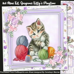 8x8 Mini Kit, Gorgeous Kittys Playtime 2
