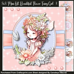 8X8 Mini Kit, Beautiful Flower Fairy Girl  3
