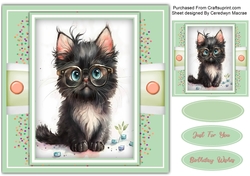 8x8 Gorgeous Sophisticated Kitty 5