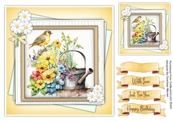 7X7 Quick Card , Gorgeous Canary 1