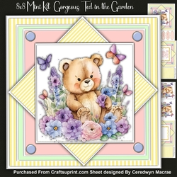 8x8 Mini Kit, Gorgeous Ted In the Garden