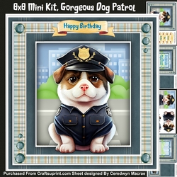 8x8 Mini Kit, Gorgeous Dog Patrol