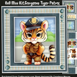 8x8 Mini Kit, Gorgeous Tiger Patrol