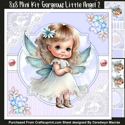 8X8  Mini Kit,  Gorgeous Little Angel , 2