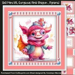 8x8 Mini Kit, Gorgeous Pink Dragon , Pyramid