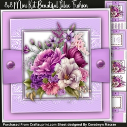 8x8 Mini Kit, Beautiful Lilac Fushion