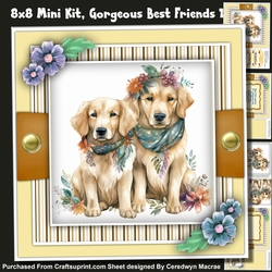 8x8 Mini Kit , Gorgeous Best Friends 1 , Pyramid