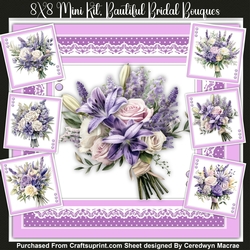 8x8 Mini Kit, Beautiful Bridal Bouquets