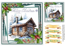 8x8 Quick Card The Christmas Cabin 2