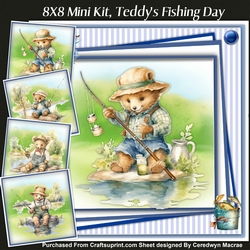 8x8 Mini Kit, Teddys Fishing Day